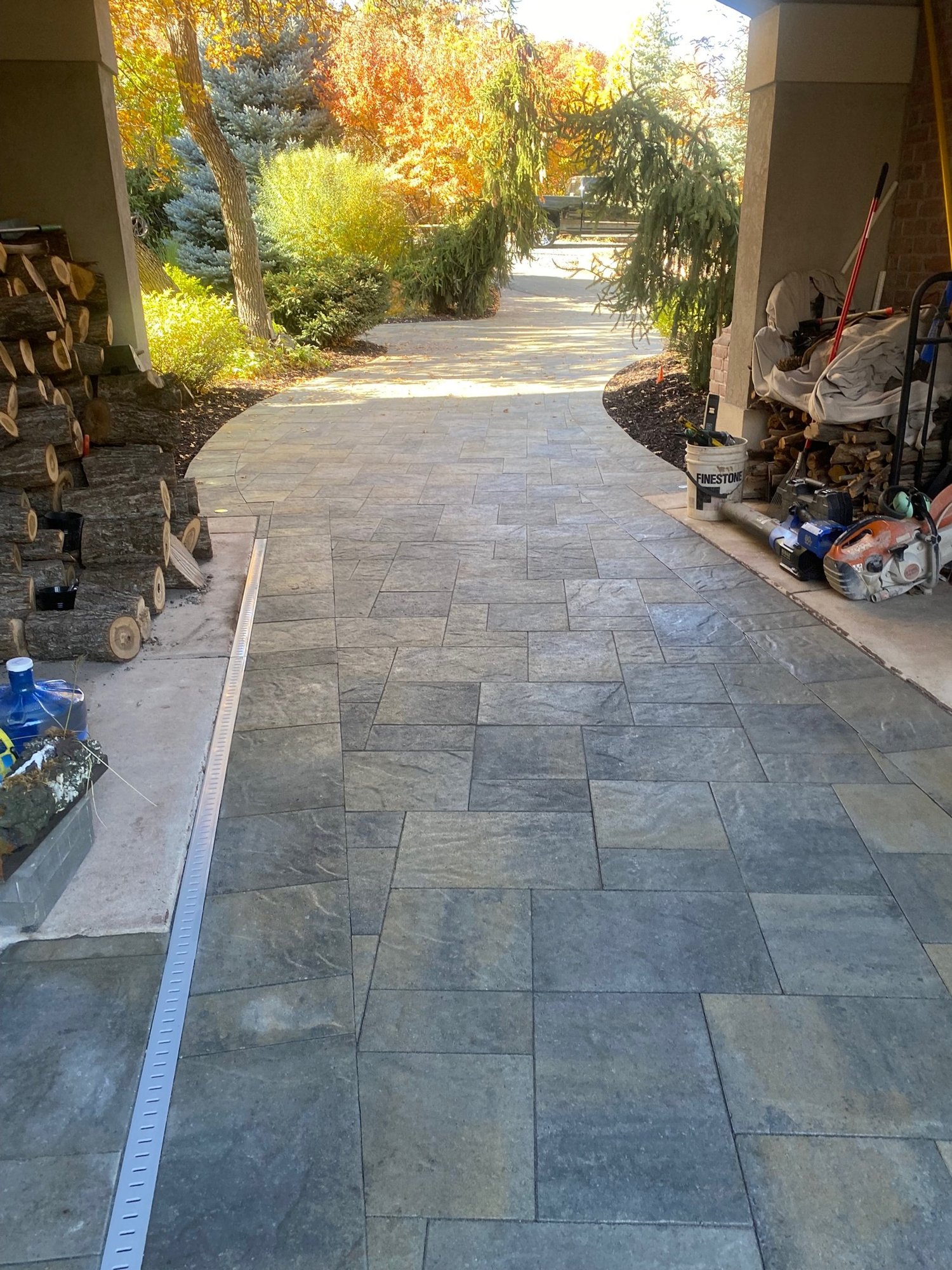 Custom landscape installation
