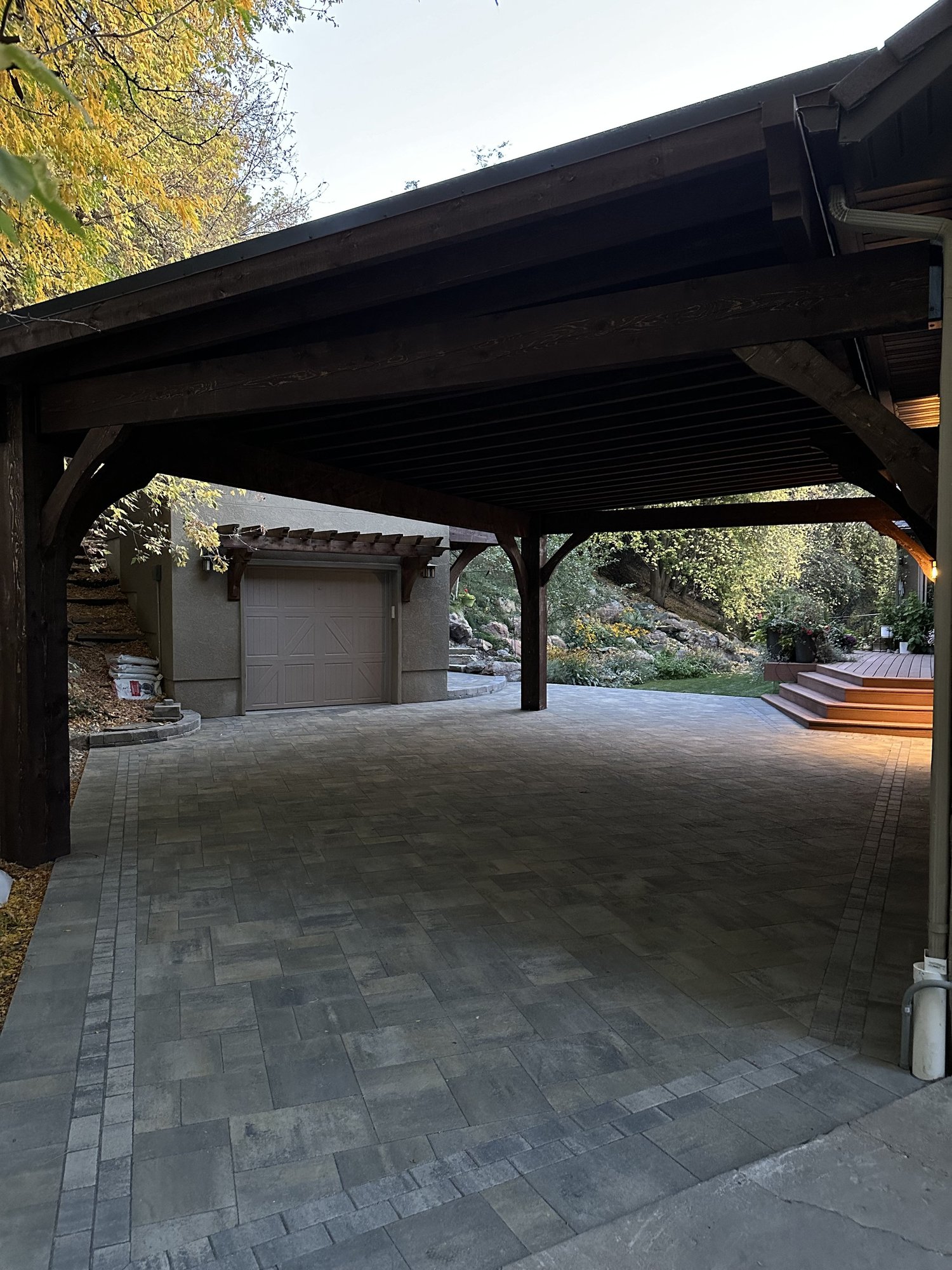 Landscaping and hardscape work